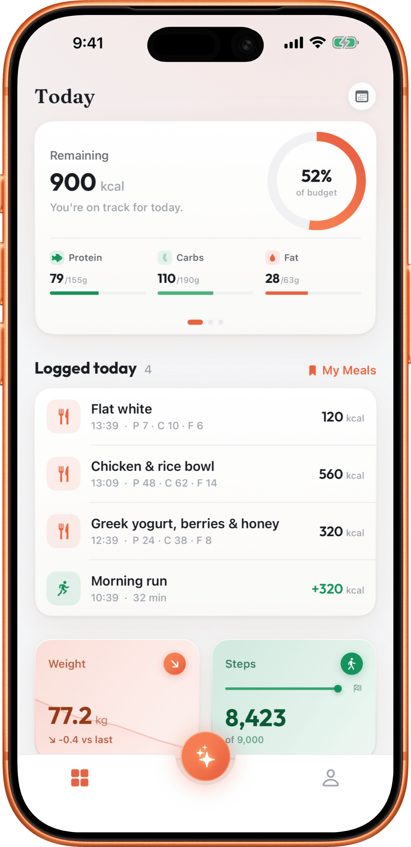 CutWise — your day at a glance